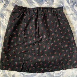 American Eagle Floral Mini Skirt